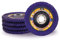 WA 5PACK - 4 x 5/8 inch 40# Ceramic & Zirconia Mix 40# Curved Edge Flap Disc for Fillet Weld, Curve Radial Type, Angle Grinder Sanding Disc, High Performance Edge Grinding, 4 Inch GRIT 40