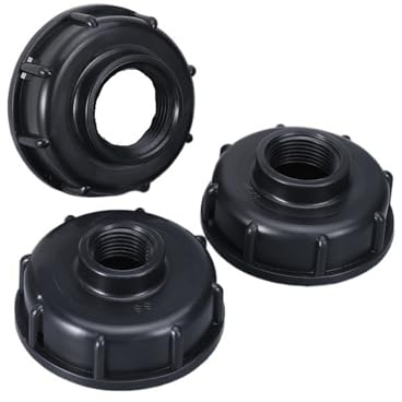 IBC Tote Tank Fittings S60X6 Thread to 1/2 3/4 1 Garden Hose Connector IBC Tank Valve Replacement Adapter (Color : 3-4)