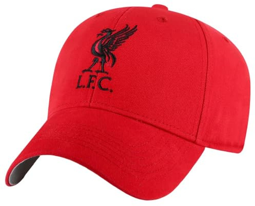 Liverpool FC Wappenmütze für Jungen/Mädchen, rot, schwarz, One size