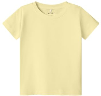 Name It Mädchen Nmfvibbi Ss Top Noos, Pastel Yellow, 104 EU