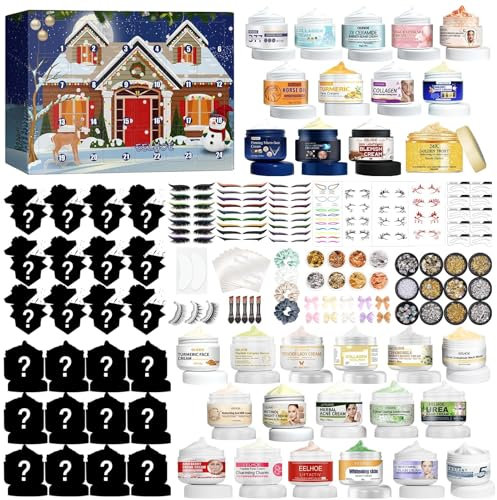 Adventskalender 2024- Beauty Adventskalender, Weihnachtskalender, 24 Beauty-Überraschungen Für Weihnachten, Make Up, Advent Calendar Frauen, Weihnachtskalender Für Frauen