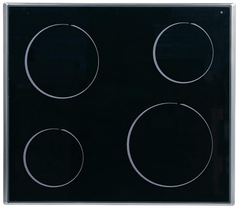 ensipart Ersatzglas für Kochfeld kompatibel mit Whirlpool 481244039792 Glaskeramikplatte für Kochfeld Herd kompatibel mit Indesit C00459378