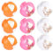 Glovios Ballon de Plage Gonflable, 9 Pièces Glitter Ballon de Plage Portables, Ballon Gonflable Piscine Coloré pour Vacances Piscine Fêtes