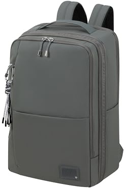 Samsonite Wander Last - EasyJet Kabinentasche (44 x 30 x 16.5/21.5 cm - 26/29 L - 1.30 kg) - Untersitz Handgepäck, Flugzeug Rucksack M, Underseat - Grün (Gunmetal Green)