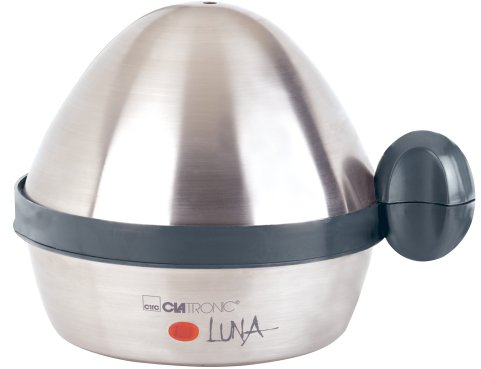 Clatronic EK 2733 Luna - Cocedor de huevos para 7 huevos, color gris