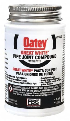 Oatey Pipe Joint Compound 4 Oz White