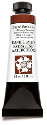 DANIEL SMITH Extra Fine Watercolor 15ml Paint Tube, English Red Ochre