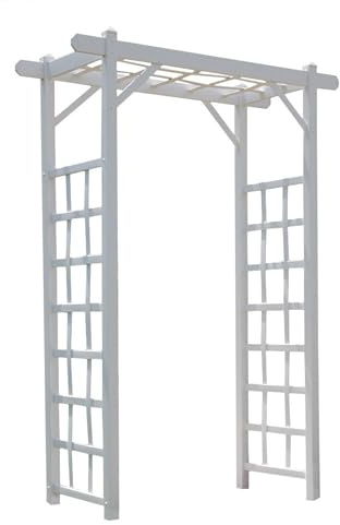 dura-trel Elmwood Reversable (7-ft. Vinyl Pergola Arbor