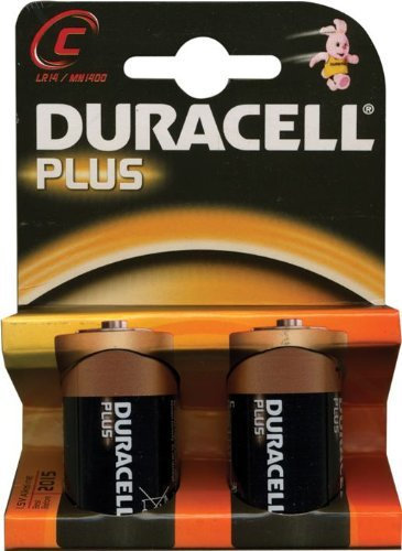 Piles Alkaline 1/2 torche c-lR14 Duracell conf.10 Blister 2pz (20 pièces)
