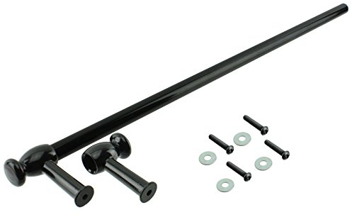 Spares2go 'Cut to Size' Door Handle/Towel Rail for Bosch Oven Cookers (Black)