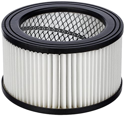 Vigor P99400-45/3 Filtro Per Bidone Aspiracenere, 600, 800, 1200 Watt, Ad Incastro, Bianco, 9 x 15.5 x 15.5 cm