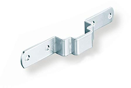 DISPENSA Frontstabilisator 160 x 20 x 28 mm silbergrau | für Furnier- Vollholzfronten positionsunabhängig Hochschrankauszug Auszug Hochschrank von SOTECH
