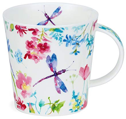 Dunoon Becher Cairngorm Zerzura Libelle 480ml Porzellan Kaffeetasse Kaffee Tasse