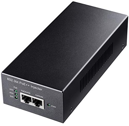Cudy POE400 90W Gigabit Ultra Leistung Netzteil PoE++, PoE++ Injector, 48V-56V/ Max 90W, 10/100/1000Mbps RJ-45, IEEE 802.3af / 802.3at / 802.3bt kompatibel, Bis zu 1 00 Meter PoE Adapter