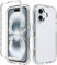 KP TECHNOLOGY Front and Back Case For iPhone 16 Plus - (360°) Full Complete Protection iPhone 16 Plus Case (Clear)