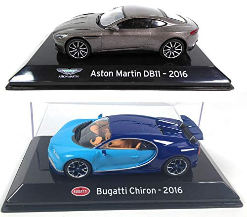 OPO 10 Los mit 2 Autos 1/43 Kompatibel mit Bugatti CHIRON + Aston Martin DB11 (SC4 + SC5)