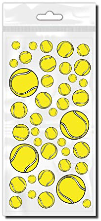 style4Bike Tennisbälle Fahrradsticker sportliche Tennisbälle als Fahrrad Aufkleber Set für Fahrrad ✓ Kratzfeste Aufkleber ✓ | D00069