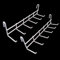 WUZILIN 2 Pack Weiß Grid Hooks Rack für Wandgitter, Aufhängehaken für Wandgitteraufbewahrung und Display ， Größe 26 * 6 * 7cm