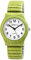 Adrina Damen-Uhr Edelstahl Zugarmband Lime große Ziffern Länge 18 cm Durchmesser 34 mm Breite 18 mm Geschenke für Frauen