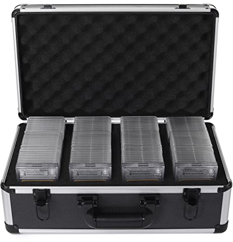FunGuys Graded Card Storage Box, Trading Card Case for PSA Graded Cards, Hard Case, Sports Card Storage Boxes as PSA Card Holder, Baseball Slab Case Holder for Trading Cards