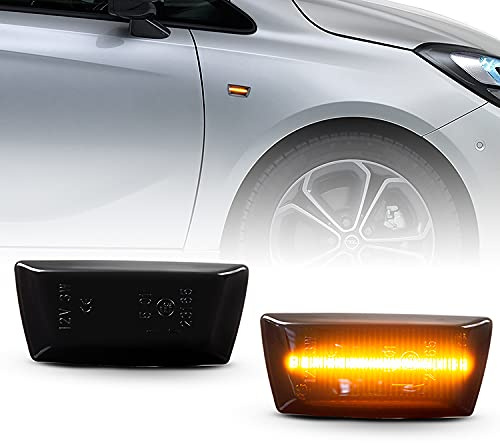 Recambo Led Seitenblinker, SMOKE, CAN-Bus Fehlerfrei, SMD - Effizient - geringer Stromverbrauch, hohe Leuchtkraft, leichte Installation, Zulassungsfrei mit E-Prüfzeichen