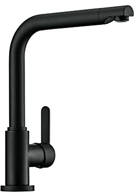 NABER 5021302 Einhebelmischer Portare 1 schwarz matt, Hochdruck/Armate Servizio