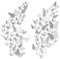 CAYUDEN 60 Stück 3D Schmetterlinge Silber Spiegel Wandaufkleber - DIY Wanddeko Aufkleber Zum Kleben - Wandsticker für Party Dekoration, Hochzeit, Kuchen, Decor