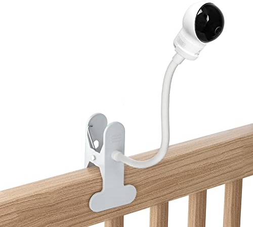 Baby-Kamera Halterung für eufy Security SpaceView-Babyphone - / SpaceView S/SpaceView Pro Babyfon, 360° Baby Monitor Halter, Flexibel Babycam Halter für Kinderzimmer Babybett