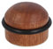 Gedotec Türstopper Holz mit Dämpfungsgummi - Sapelli | HERBERT | 1 Stück Premium Tür Stopper aus Vollholz | Türstopper Boden zum Kleben + Schrauben | Türstopper klein für Zimmertüren | Bodentürpuffer