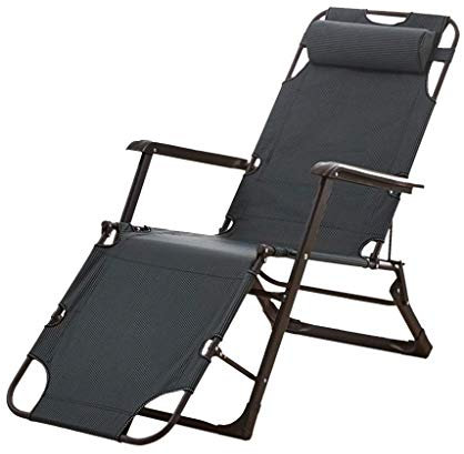 CAPXXIN Sonnenliege Liege Reclining Folding Daybed Liege Liegestuhl Chaise Kopfstütze Garten Needed