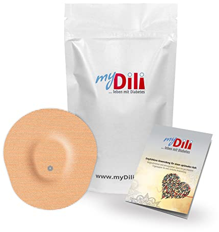 Pflaster Tape Overpatch für Dexcom G7 Sensor DiaTape Classic myDili Diabetes Größe 10 Stück
