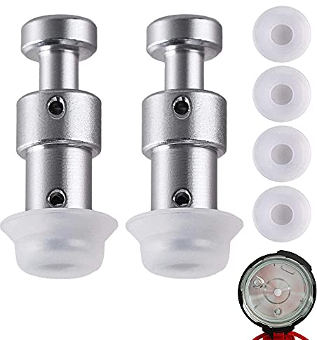 Pressure Regulator Cooker Safety Valve Floater Sealer,2PCS Float Valve Seal for Instant Pot Replacement Parts with 6 Sealer Gasket Fits Duo 3, 5, 6 Qt Duo Plus 3, 6 Qt Ultra 3, 6, 8 Qt Lux 3 Qt