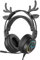 Atrasee Stereo Gaming Headset for PC PS5 PS4 Xbox One Controller, Wired Deer Headphones with Microphone Noise Cancelling, 3.5 Aux Over Ear Headphone Compatible with Nintendo Switch Mac Laptop, Black