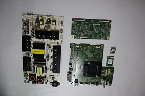 Lutema Television Repair Kit for Hisense 65R6E with TV Main Board + Power Supply + TCon + Cables