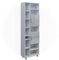 Vicco Badschrank Ilias, Badezimmerhochschrank, Weiß Hochglanz, 60 x 190 cm