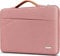 TECOOL 14 Zoll Laptop Tasche Hülle Laptoptasche für 14 Zoll Lenovo HP Dell Acer Asus Notebook Chromebook, Tasche 15,3 MacBook Air M4 M3 M2 Wasserdicht Notebooktasche Stoßfestes Schutzhülle, Rosa