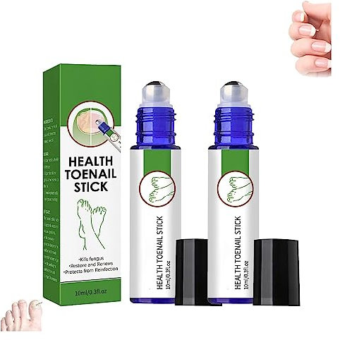 Toe Nail Stick,Nail Care Roller Balls,Gel Nail Remover,Nail Growth & Strengthening Oil Serum,Nails Repairing Serum,Nail Repair Essence Gel,Restores Appearance of Discolored or Damaged Nails (2PC)