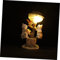DOITOOL Harz Katze Licht Tier Statue Ornamente Solar Garten Statue für Home
