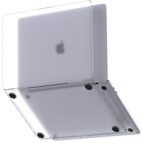 Soonjet für MacBook Pro 13 Hülle 2022–2016 [Genau Wie Original-MacBook] [Ultradünne Panzerung] M2 M1 A2338 A2289 A2251 A2159 A1989 A1706 A1708 Profi Schutzhülle Transparent Case Cover - Matte Clear