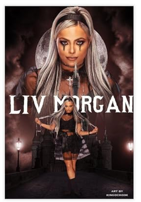 AAVEDA Liv Morgan Leinwand-Poster, Wandkunst, Dekordruck, Gemälde für Wohnzimmer, Schlafzimmer, Dekoration, ungerahmt, 30 x 45 cm