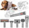 Italdos Kit de tondeuses de toilettage compatible pour Dyson V7 V8 V10 V11 V15 brosses autonettoyantes pour chiens et chats, kit brosses tondeuses pour animaux domestiques