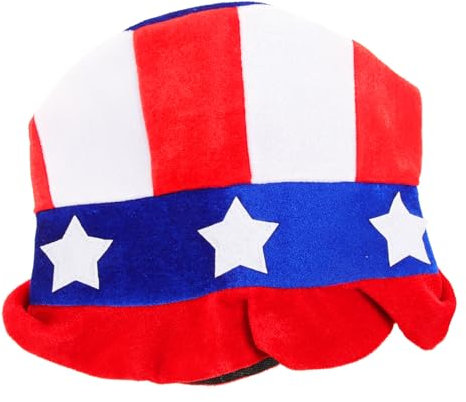 GALPADA Hut Zum Unabhängigkeitstag Gedenktag Partyzubehör Usa Party Kopfbedeckung Nationalfeiertagszubehör Hut Zum Vierten Juli Kopfschmuck Zum Unabhängigkeitstag 4 Juli