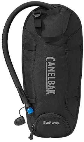 CamelBak Stoaway Trinkblasen-Reservoir für Wandern, Schnee, Laufen, isolierter Schlauch, 2,8 l, Schwarz