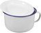 MAGICLULU Handled Enamel Bowl Retro Style Soup and Noodle Serving Bowl Multi-Functional Kitchen Tableware for Instant Noodles Rice and More Capacity for Home and Dining