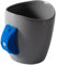 Colcolo Taza de Escalada 520ml para Bebidas Variadas, Cintura Azul Gris