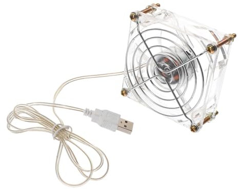 POPETPOP Hamster Cooling Fan Plug-in Exhaust Fan for Pets Pet Nest's Fan Quiet Operation for Dogs and Cats