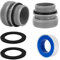 HAFRILY 4560 - Adattatore per piscina Intex da 38 mm, con guarnizione per 40 mm su DN40 1 1/2 pollici, adattatore per pompa filtro Intex Coleman Hayward