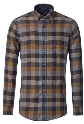 CASAMODA Freizeithemd Langarm kariert Casual Fit