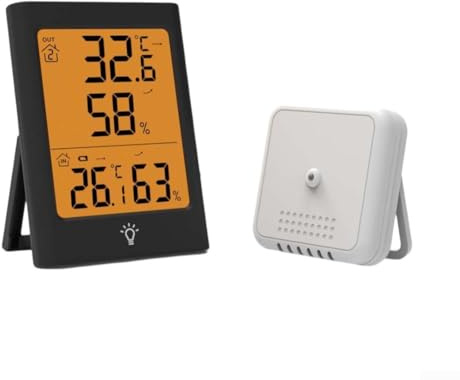 Termostato elettronico cablato con display touch screen facile da usare per l'uso quotidiano (nero)