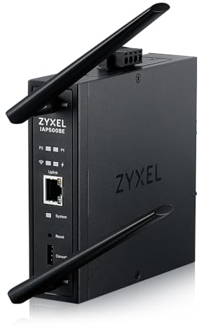 Zyxel WLAN Access Point Industrial Grade | WiFi 7 BE5000 | IAP500BE | Wetterfest -25°C to 65°C, Dual-Radio, Doppelter Stromeingang, Blitz- und ESD-Schutz, NebulaFlex, MU-MIMO